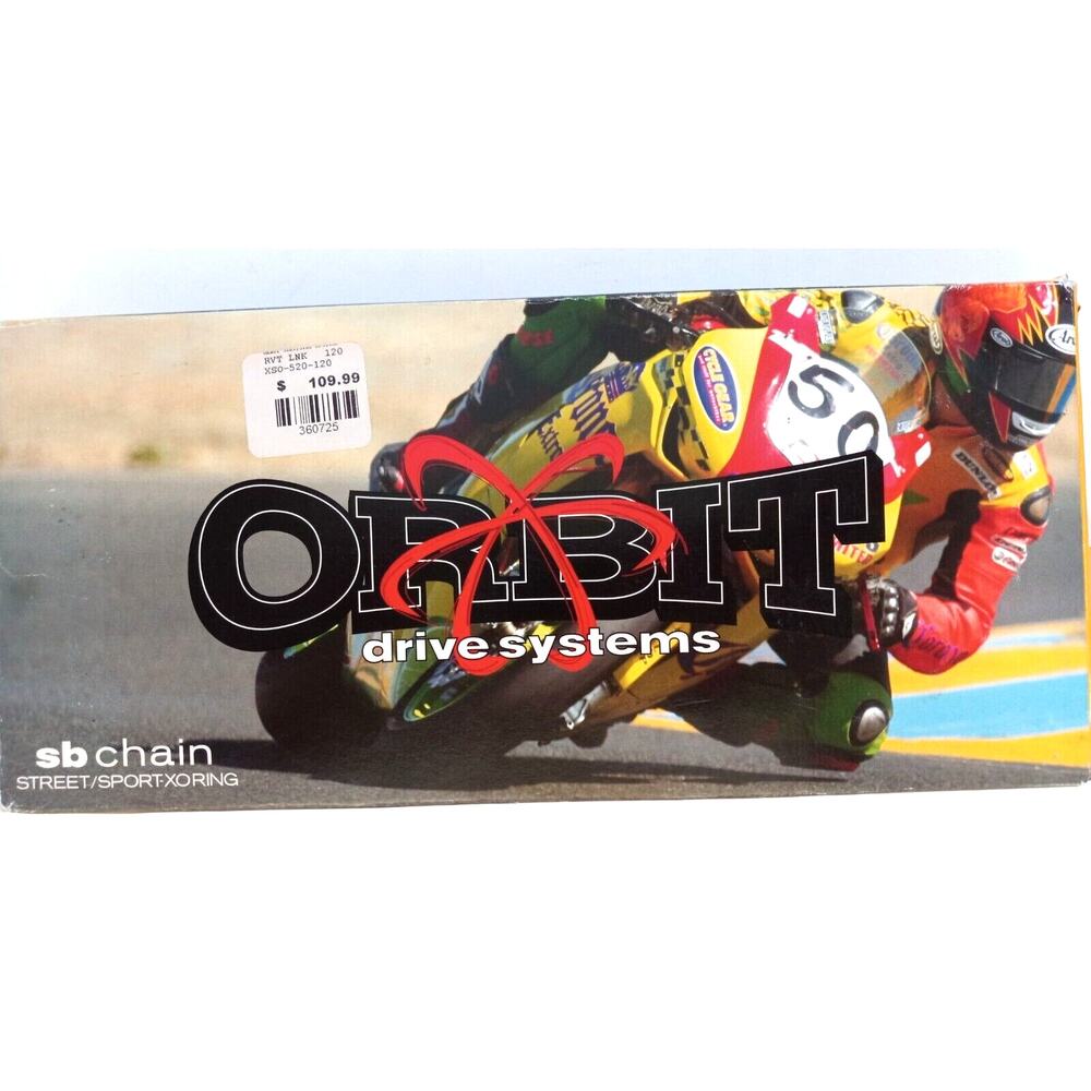 Orbit Drive Systems SB Chain 520 Xoring Street/Sport Motorcycle Chain Japan Made